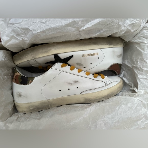 Golden Goose superstars- size 38, Nordstrom exclusive/ camo - Picture 13 of 16